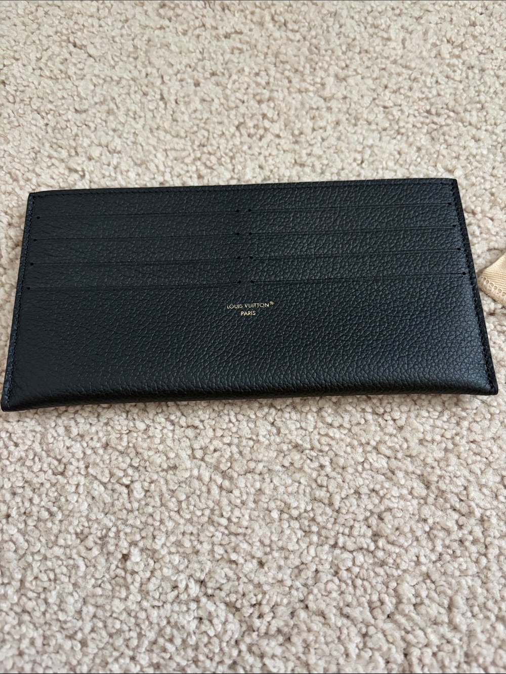 LV credit card insert